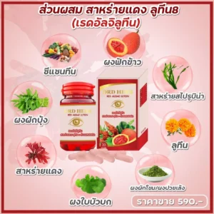 DRD HERB Red Algae Lutein Eye Supplement 30 Capsules Bottle