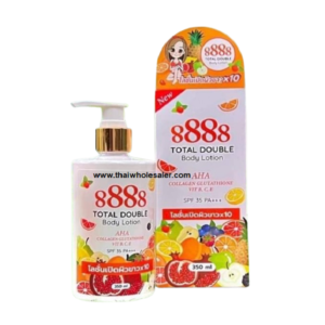 8888 Total Double Body Lotion AHA Collagen Glutathione SPF35 PA+++ 350ml