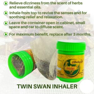 Hongkhu Herbal Inhaler 20g Natural Thai Herb Nasal Aroma