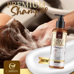 Carista Goat Milk Premium Shampoo 100ml Nourishing Hair Cleanser
