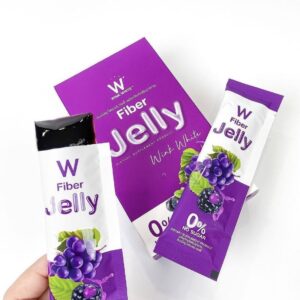 Wink White W Fiber Jelly 5 Sachets Grape Box