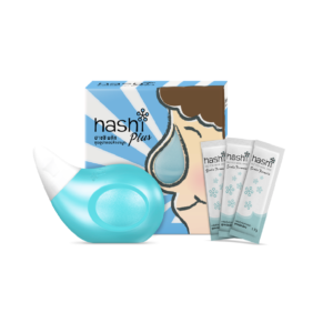 Hashi Plus Nasal Rinser Set and Refill Saline Sachets