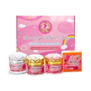 The Angel Cream Set 4 step acne brightening skincare system
