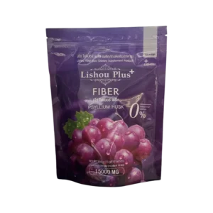 Lishou Fiber Grape Juice Liso 15g x 10 Sachets Dietary Supplement