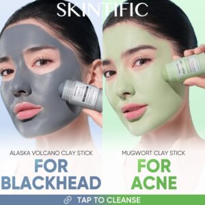 Skintific Clay Stick 40g Mugwort Green and Alaska Volcano Grey Thailand