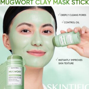 Skintific Clay Stick 40g Mugwort Green and Alaska Volcano Grey Thailand