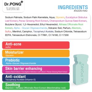 Dr. Pong Natural Volcanic Sulphur Soap 3 Percent Salicylic Acid 2 Percent 70g