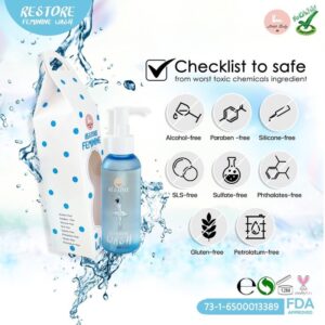 Little Baby Restore Feminine Wash 100ml Gentle Intimate Cleansing Gel