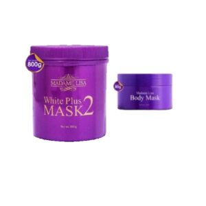 Madame Lisa White Plus Mask 80g and 800g Detox Face Mask