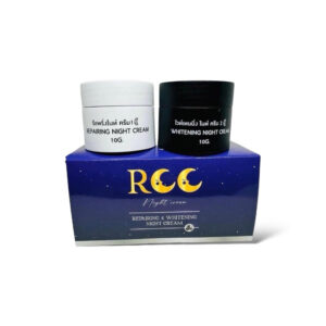 RCC Repairing Whitening Night Cream Set Gold and Black Jar 10g each