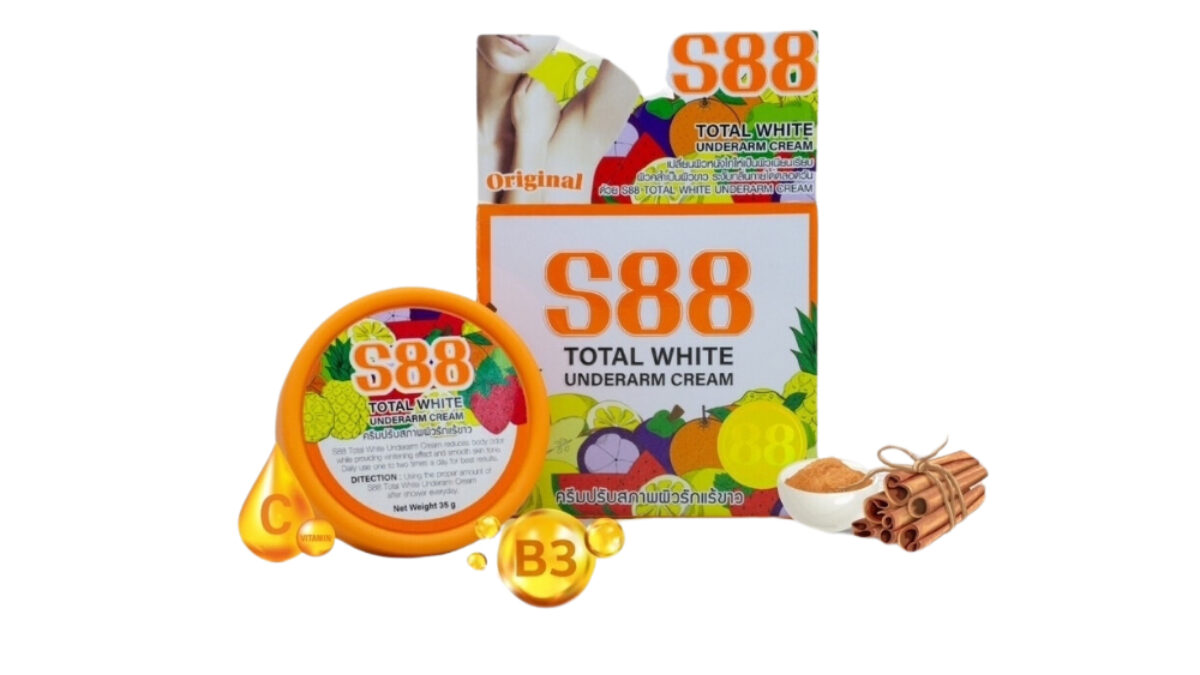 S88 Total White Underarm Cream 35g | Armpits Care | Worldwide Shipping