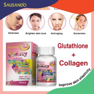 Sausando Beauty White Third Generation Collagen CTP Capsules 20 Capsules