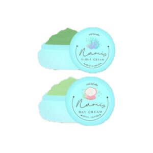 Nami White Day and Night Cream Set 4g brightening skincare