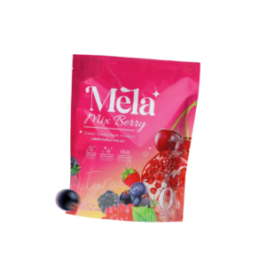 Buy Mela Mix Berry Vitamin Drink 6000mg 15 sachets sugar-free mixed berry dietary supplement. Authentic Thailand product. Worldwide Shipping available.