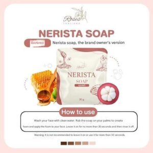 Nerista Soap Scrub Coffe Grounds Cleansing Bar