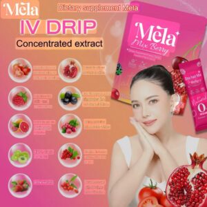 Mela Mix Berry Vitamin Drink 6000mg 15 Sachets Sugar Free