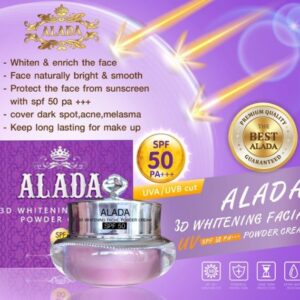 ALADA 3D Whitening Face Powder Cream SPF50 PA+++ 10g Natural Bright Skin Anti Dark Spot