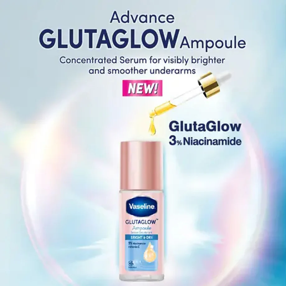 Vaseline Gluta Glow Ampoule Serum Deodorant