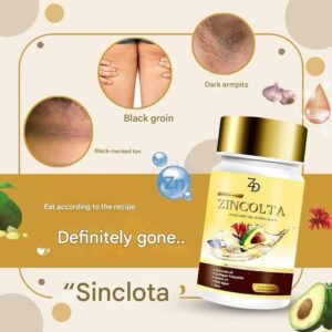 Zincolta 30 softgels collagen zinc dietary supplement