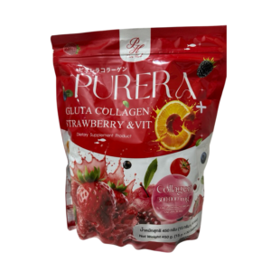 Purera Gluta Collagen and Vitamin C supplement drink 30 sachets box