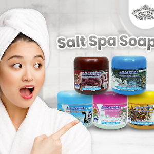 Asantee Spa Salt Scrub 700ml herbal fruit extract body scrub 5 variants