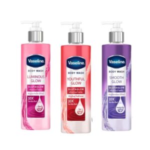 Vaseline Body Wash Gluta Glow 425ml Pink Red Purple variants
