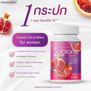Sabiana 20 capsules herbal supplement for women