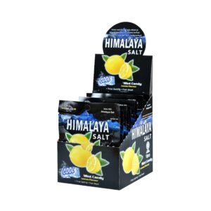 Himalaya Salt Mint Candy 15g x 12 sachets with lemon and pink Himalayan salt