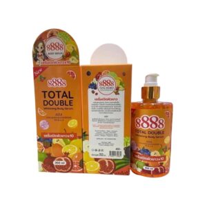 8888 Total Double Whitening Body Serum AHA 350ml lightweight body serum