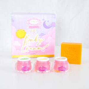 BB Baby Cream Set complete facial skincare set with soap and SPF 60 cream