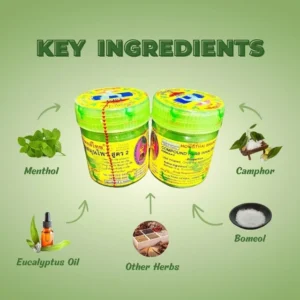 Hong Thai Herbal Inhaler 5g and 10g with camphor eucalyptus and menthol essential oils