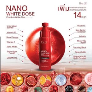The Elf Nano White Dose Premium White Plus 60ml whitening booster serum