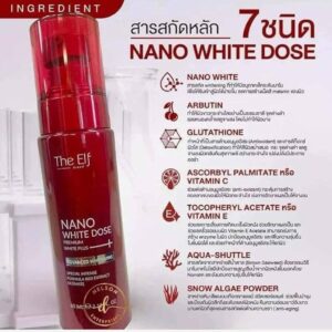The Elf Nano White Dose Premium White Plus 60ml whitening booster serum