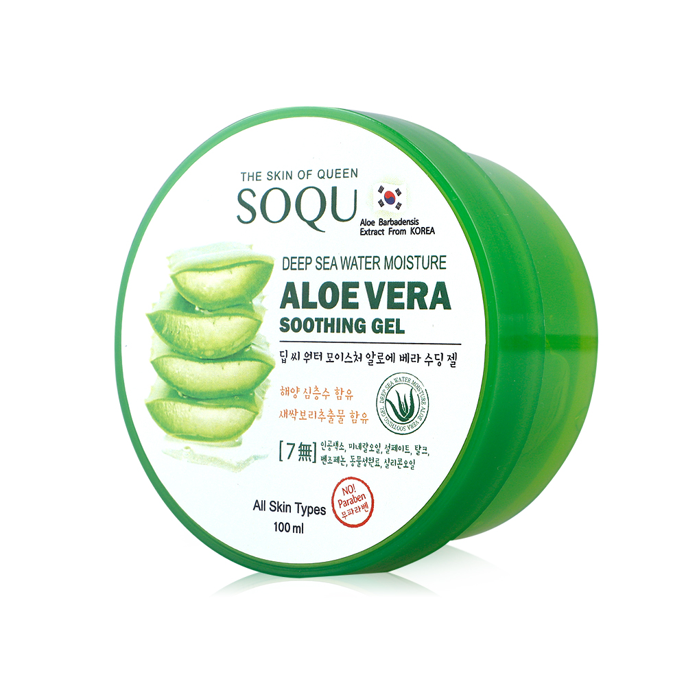 SOQU Deep Sea Water Moisture Aloe Vera Soothing Gel