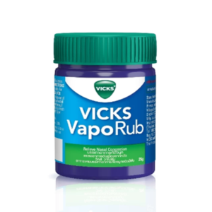 Vicks VapoRub 25g medicated ointment jar cough suppressant