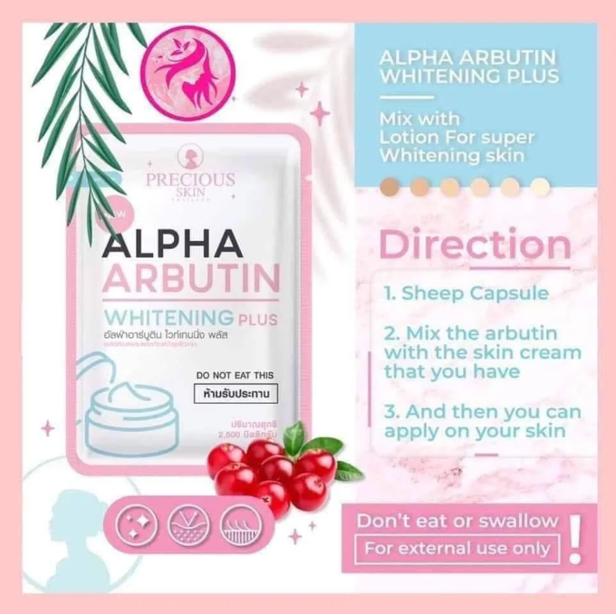 Precious Skin Alpha Arbutin Collagen Whitening Capsule