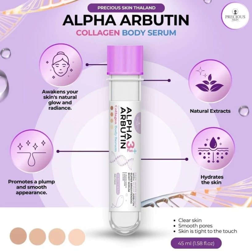 Precious Skin Alpha Arbutin Collagen Body Serum