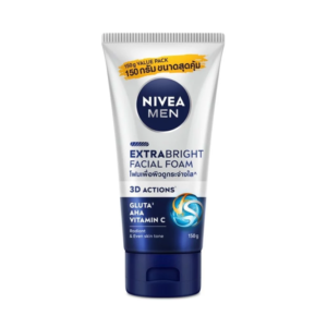 Nivea Men Facial Foam 100g Extra Bright and AirCool Bright Oil Clear variants