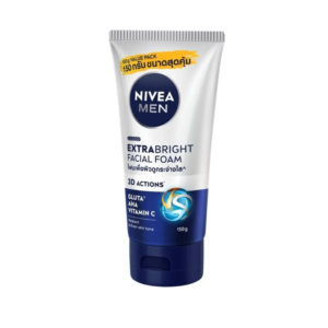 Nivea Men Facial Foam 100g Extra Bright and AirCool Bright Oil Clear variants