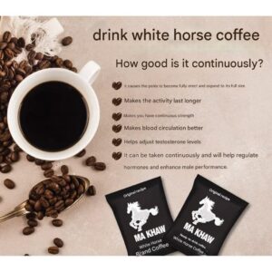 White Horse Black Ginger Ginseng Coffee Thailand