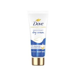 Dove Radiant + Care Deodorant Dry Serum Niacinamide Hyaluronic Acid Underarm Brightening Care