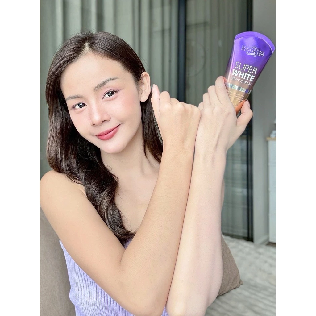 Madame Lisa super white body cream brightening tone up moisturizing body cream 100g