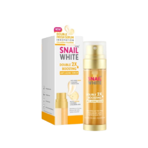 Namu Life Snailwhite Double Boosting Anti Aging Serum dual chamber snail mucin fullerene skincare