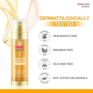 Namu Life Snailwhite Double Boosting Anti Aging Serum dual chamber snail mucin fullerene skincare