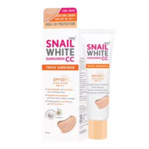 Namu Life Snailwhite Sunscreen CC Cream SPF50 PA+++ brightening tinted sunscreen with snail mucin