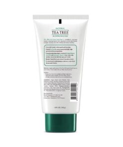 Natural Tea Tree Oil Control Facial Foam acne cleanser for oily and combination skin