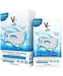 Ratcha VC Vitamin C Magnet Eye Mask sheet for dark circles puffiness under eye treatment Thailand skincare