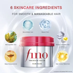 Shiseido fino premium touch hair mask deep repair treatment smooth soft hair Japan