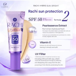 RACHI Hybrid Sun Bright SPF50 PA+++ Makeup Sunscreen Cream Thailand (1)