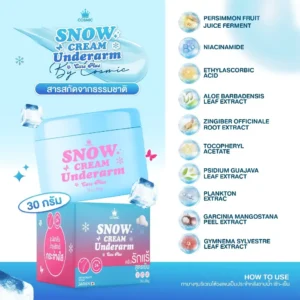 Cosmic Snow Cream Underarm Care Plus 30g Thailand